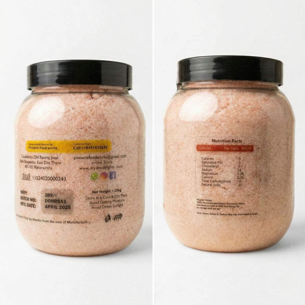 Himalayan Pink Salt | Natural & Mineral-Rich Salt
